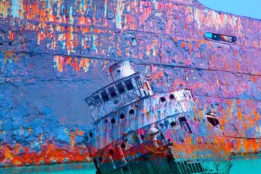 Photographie intitulée "wreck 58" par Jean-Luc Bohin, Œuvre d'art originale