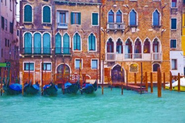 Photography titled "GRAN CANALE PLUIE +3" by Jean-Luc Bohin, Original Artwork