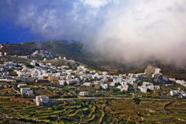 Photographie intitulée "Amorgos, Chora" par Jean-Luc Bohin, Œuvre d'art originale