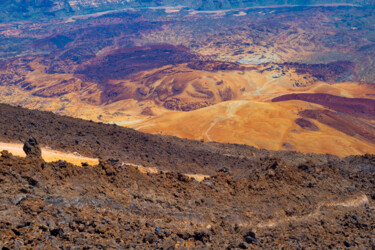 Fotografia zatytułowany „LAVA FIELD” autorstwa Jean-Luc Bohin, Oryginalna praca