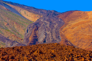 Fotografie getiteld "LAVA FIELD" door Jean-Luc Bohin, Origineel Kunstwerk