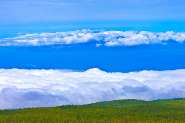 Fotografía titulada "WHITE BLUE AND GREEN" por Jean-Luc Bohin, Obra de arte original