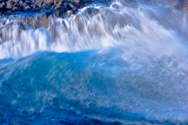 Photography titled "BLUE FIELD" by Jean-Luc Bohin, Original Artwork