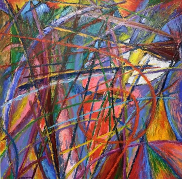 Painting titled "Délire Pictural" by Jean-Luc Coulaud, Original Artwork