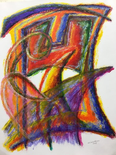 Malerei mit dem Titel "Abstraction 13" von Jean-Luc Coulaud, Original-Kunstwerk, Acryl