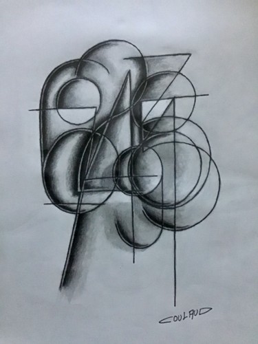 Dessin intitulée "(45)" par Jean-Luc Coulaud, Œuvre d'art originale, Crayon
