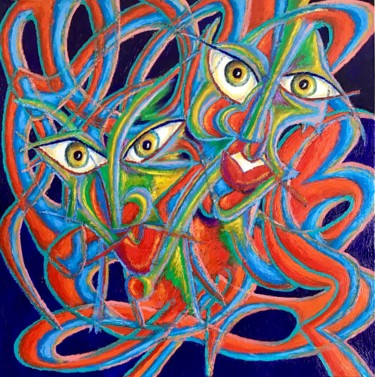 Painting titled "Improssionnisme" by Jean-Luc Coulaud, Original Artwork, Oil