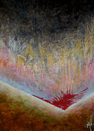 Malerei mit dem Titel "Symbiosis" von Jean-Luc Lacroix (JL LACROIX), Original-Kunstwerk, Acryl