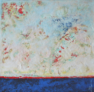 Pintura intitulada "Cloudy" por Jean-Luc Lacroix (JL LACROIX), Obras de arte originais, Acrílico
