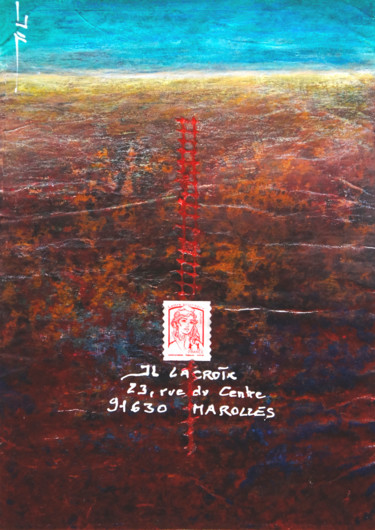 Pittura intitolato "Mail LAND" da Jean-Luc Lacroix (JL LACROIX), Opera d'arte originale, Acrilico