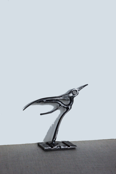 Skulptur mit dem Titel "VOLARE" von Jean-Luc Lacroix (JL LACROIX), Original-Kunstwerk, Metalle