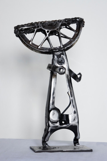 Skulptur mit dem Titel "BOXO (Galerie Maiso…" von Jean-Luc Lacroix (JL LACROIX), Original-Kunstwerk, Metalle