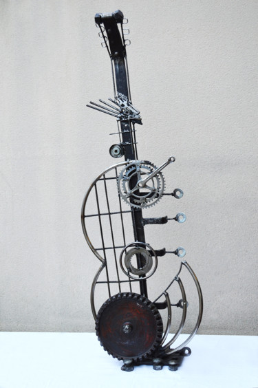 Sculpture intitulée "MUSICA" par Jean-Luc Lacroix (JL LACROIX), Œuvre d'art originale, Métaux