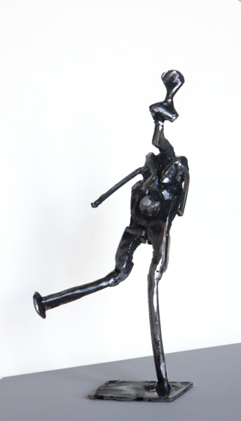 Skulptur mit dem Titel "JOBI-JOBA sculpture" von Jean-Luc Lacroix (JL LACROIX), Original-Kunstwerk, Metalle