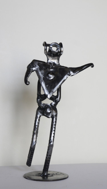 Skulptur mit dem Titel "BISCOTTO" von Jean-Luc Lacroix (JL LACROIX), Original-Kunstwerk, Metalle