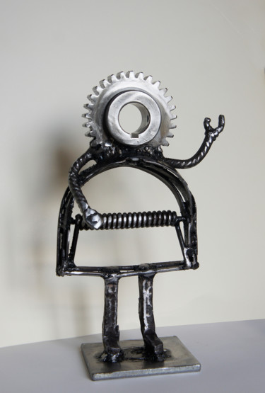 Скульптура под названием "GAROLOU" - Jean-Luc Lacroix (JL LACROIX), Подлинное произведение искусства, Металлы