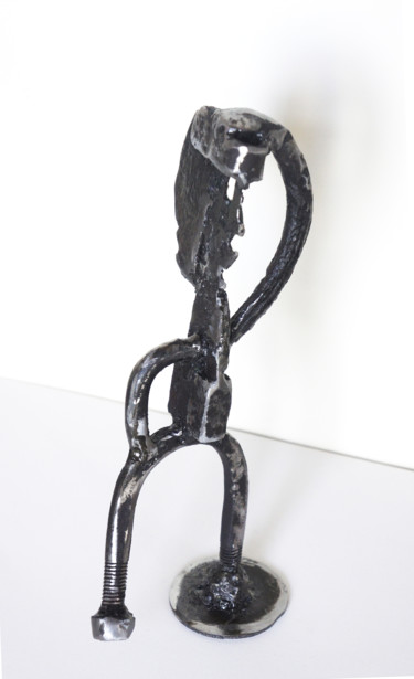 Sculpture titled "GASTON" by Jean-Luc Lacroix (JL LACROIX), Original Artwork, Metals