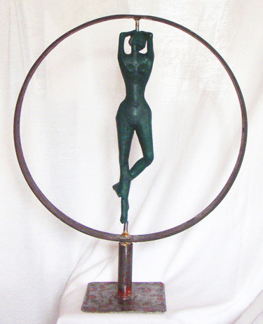 Sculpture titled "LOUNU" by Jean-Luc Lacroix (JL LACROIX), Original Artwork, Metals