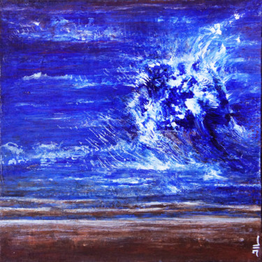 Painting titled "Storm" by Jean-Luc Lacroix (JL LACROIX), Original Artwork, Acrylic
