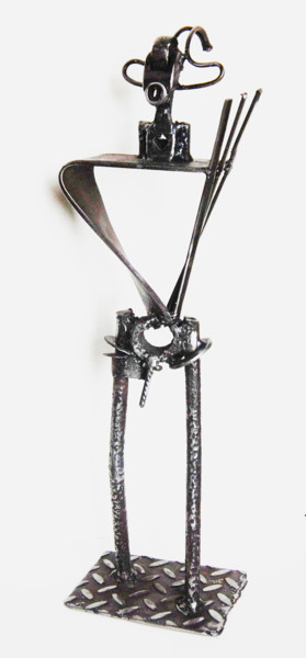 Escultura titulada "RIOR" por Jean-Luc Lacroix (JL LACROIX), Obra de arte original, Metales