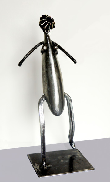 Escultura titulada "NaoMi" por Jean-Luc Lacroix (JL LACROIX), Obra de arte original, Metales