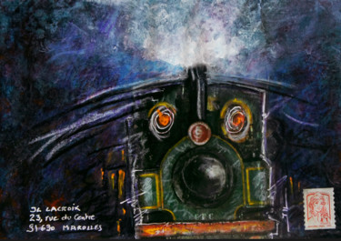 Painting titled "Mail LOCO" by Jean-Luc Lacroix (JL LACROIX), Original Artwork, Acrylic