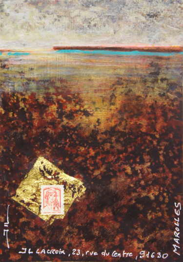 Malerei mit dem Titel "Mail Horiz" von Jean-Luc Lacroix (JL LACROIX), Original-Kunstwerk, Acryl