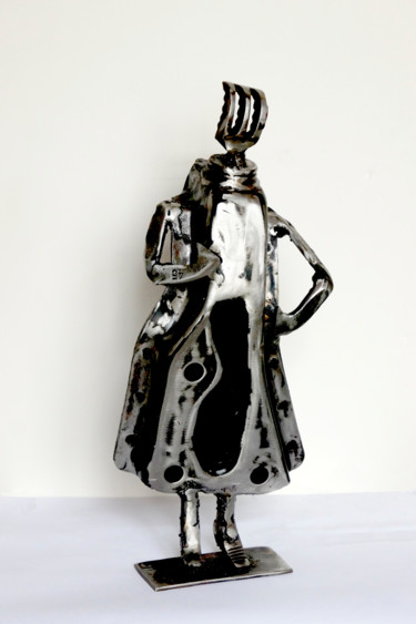Sculpture titled "Bertille" by Jean-Luc Lacroix (JL LACROIX), Original Artwork, Metals