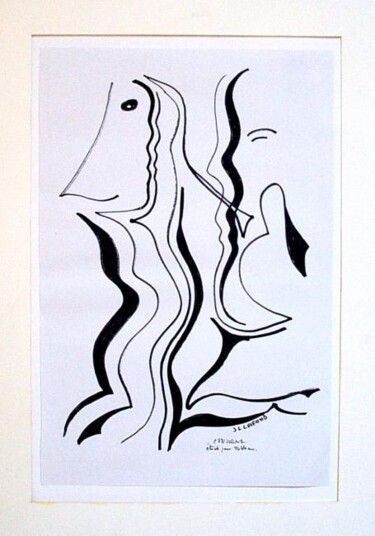 Dessin intitulée "harmonie 2" par Jean-Luc Lafond, Œuvre d'art originale, Autre