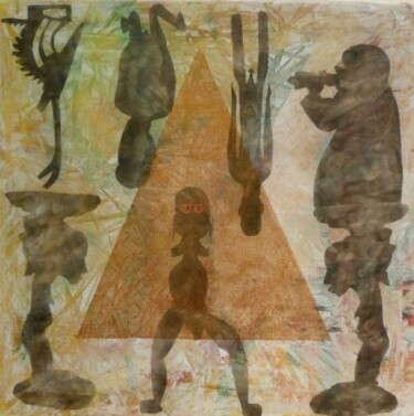 Peinture intitulée "Analectes N° 3" par Jean Luc Logie, Œuvre d'art originale