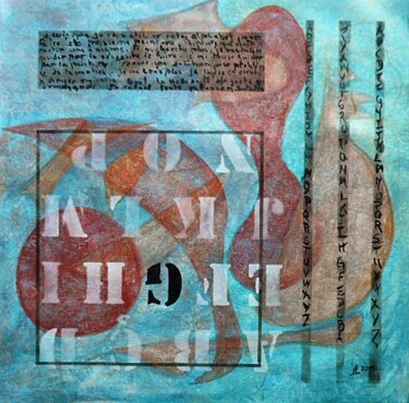 Peinture intitulée "Epigraphe N° 3" par Jean Luc Logie, Œuvre d'art originale