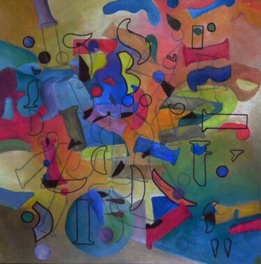 Peinture intitulée "Ipséité N° 4" par Jean Luc Logie, Œuvre d'art originale