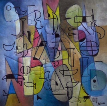 Peinture intitulée "Ipséité N° 5" par Jean Luc Logie, Œuvre d'art originale