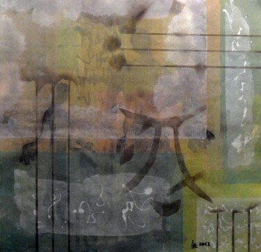 Peinture intitulée "Prosaïque N° 5" par Jean Luc Logie, Œuvre d'art originale