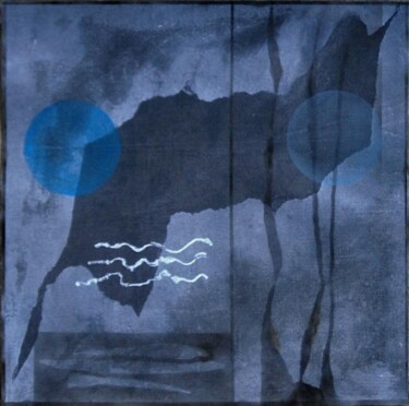 Картина под названием "Egarement N° 3" - Jean Luc Logie, Подлинное произведение искусства