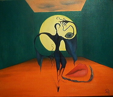 Painting titled "LA DANSEUSE" by Jean Luc Masini, Original Artwork