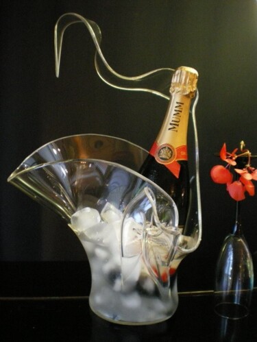 Design intitulada "Seau à Champagne" por Jean Luc Masini, Obras de arte originais
