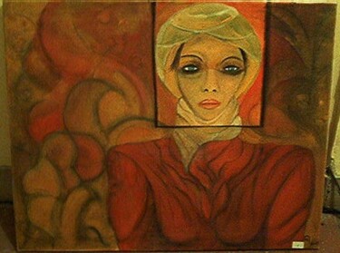 Painting titled "VISAGE" by Jean Luc Masini, Original Artwork