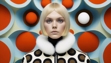 「Néo-Pop 10」というタイトルのデジタルアーツ Jean Luc Michonによって, オリジナルのアートワーク, AI生成画像