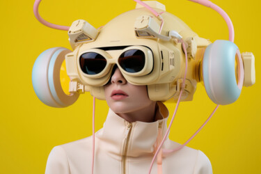 Цифровое искусство под названием "DJ 3" - Jean Luc Michon, Подлинное произведение искусства, Изображение, сгенерированное ИИ