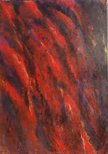 Peinture intitulée "Terre brûlée" par Jean Luc Onré, Œuvre d'art originale, Acrylique Monté sur Châssis en bois