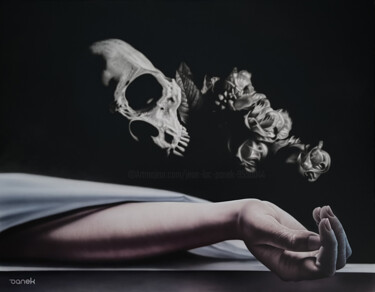 Malerei mit dem Titel "Terminus for éterni…" von Jean-Luc Panek, Original-Kunstwerk, Airbrush