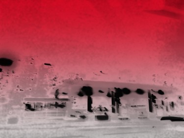 Arts numériques intitulée "Station Rouge.jpg" par Jean-Luc Perrault, Œuvre d'art originale, Peinture numérique