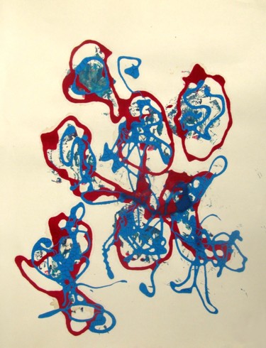 Peinture intitulée "Pulsions.jpg" par Jean-Luc Perrault, Œuvre d'art originale