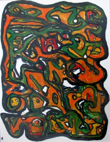 Painting titled "Labyrinthe.jpg" by Jean-Luc Perrault, Original Artwork