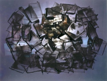 Peinture intitulée "Défragmentation.jpg" par Jean-Luc Perrault, Œuvre d'art originale