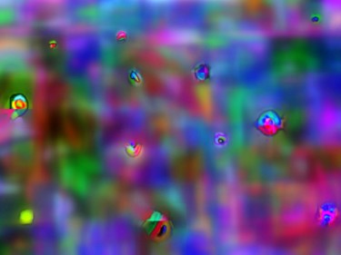 Digital Arts titled "Bulles Volantes.jpg" by Jean-Luc Perrault, Original Artwork, Digital Painting