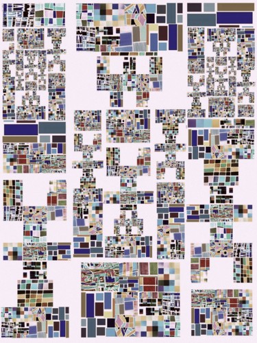 Arts numériques intitulée "Azulejos.jpg" par Jean-Luc Perrault, Œuvre d'art originale, Peinture numérique