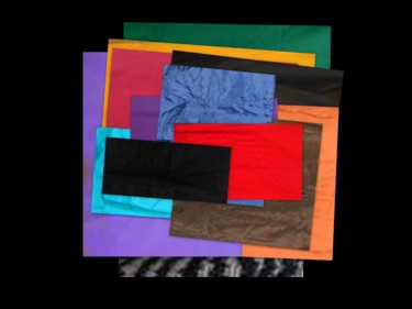 Arts numériques intitulée "Géometrie-Textiles.…" par Jean-Luc Perrault, Œuvre d'art originale, Photo montage