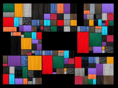 Arts numériques intitulée "Etude-Textiles.jpg" par Jean-Luc Perrault, Œuvre d'art originale, Photo montage